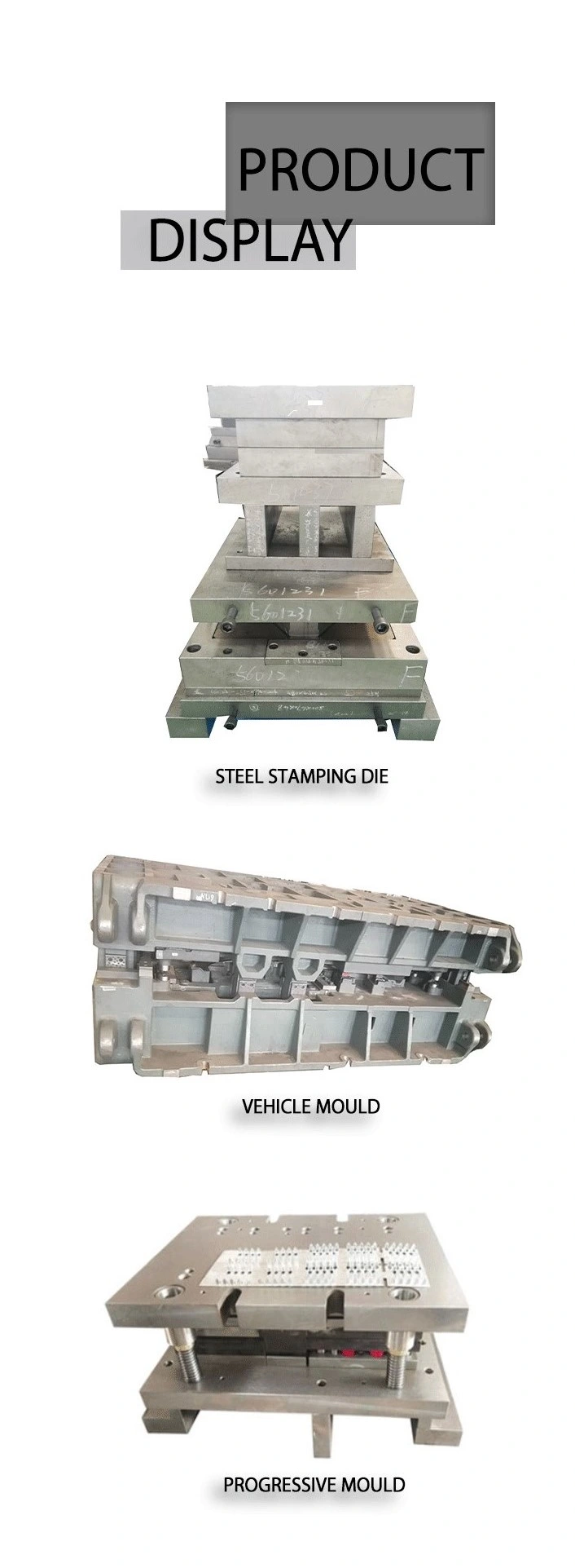 Die Cast Mould / Die Vehicle Mould for Make Auto Parts Iron Natural Color or Paint Vehicle Industry 10 Years, 1000000 Shots Hailong